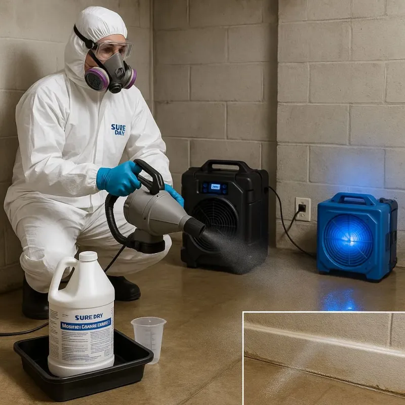 Sanitization and Odor Removal process in Emerald Lake Hills, CA