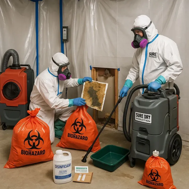 Contaminated Water Handling Protocols process in Emerald Lake Hills, CA