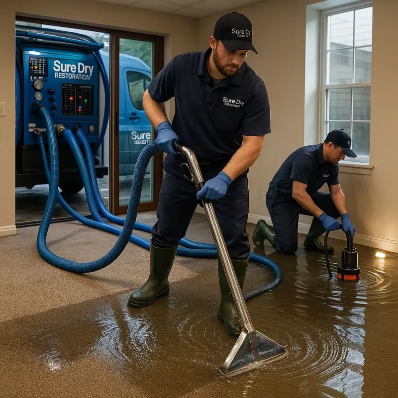 Water Extraction and Removal process in Emerald Lake Hills, CA